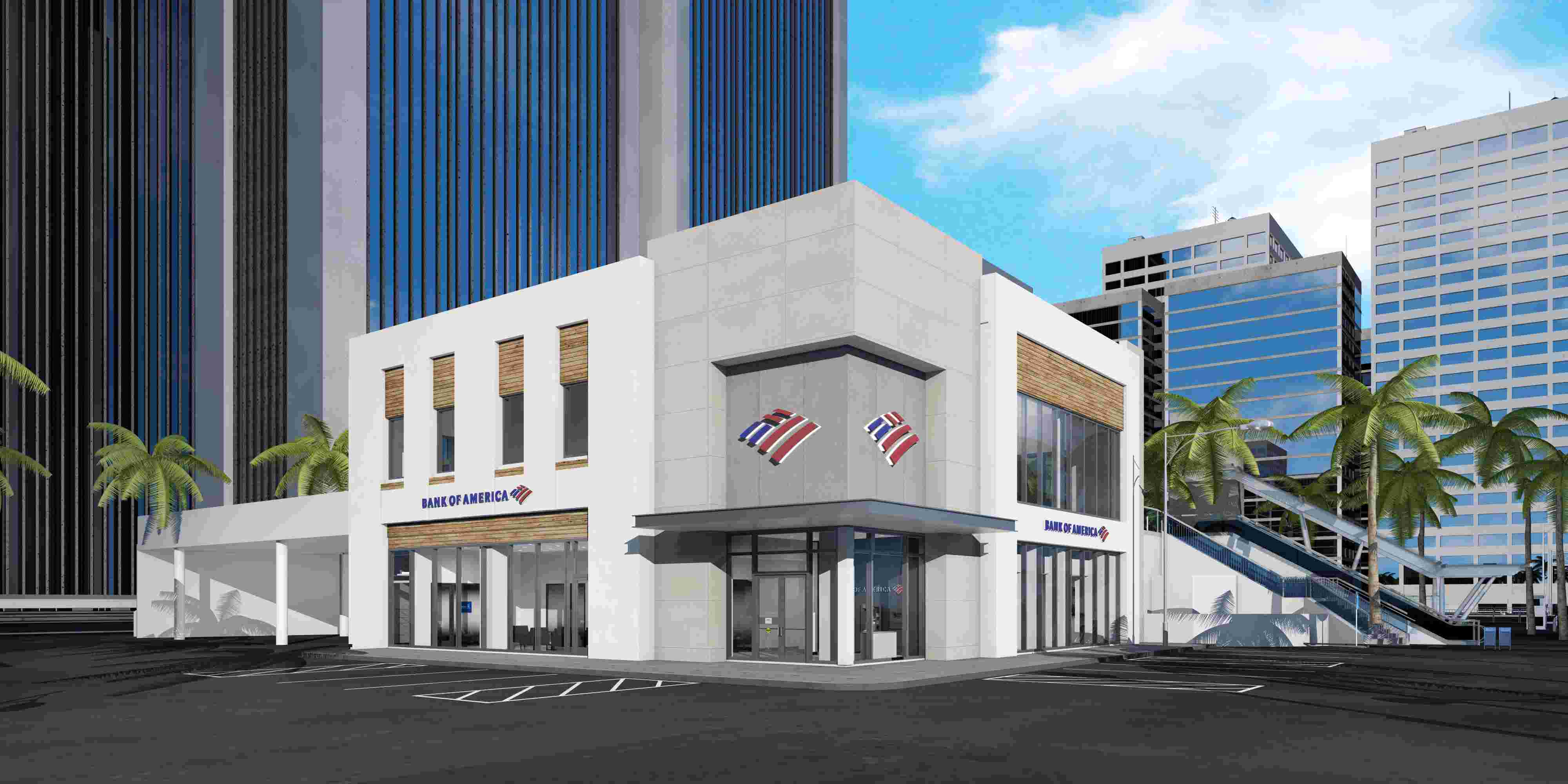 Bank of America financial center with drive-thru ATM and teller | 19645 Biscayne Blvd, Aventura, FL 33180