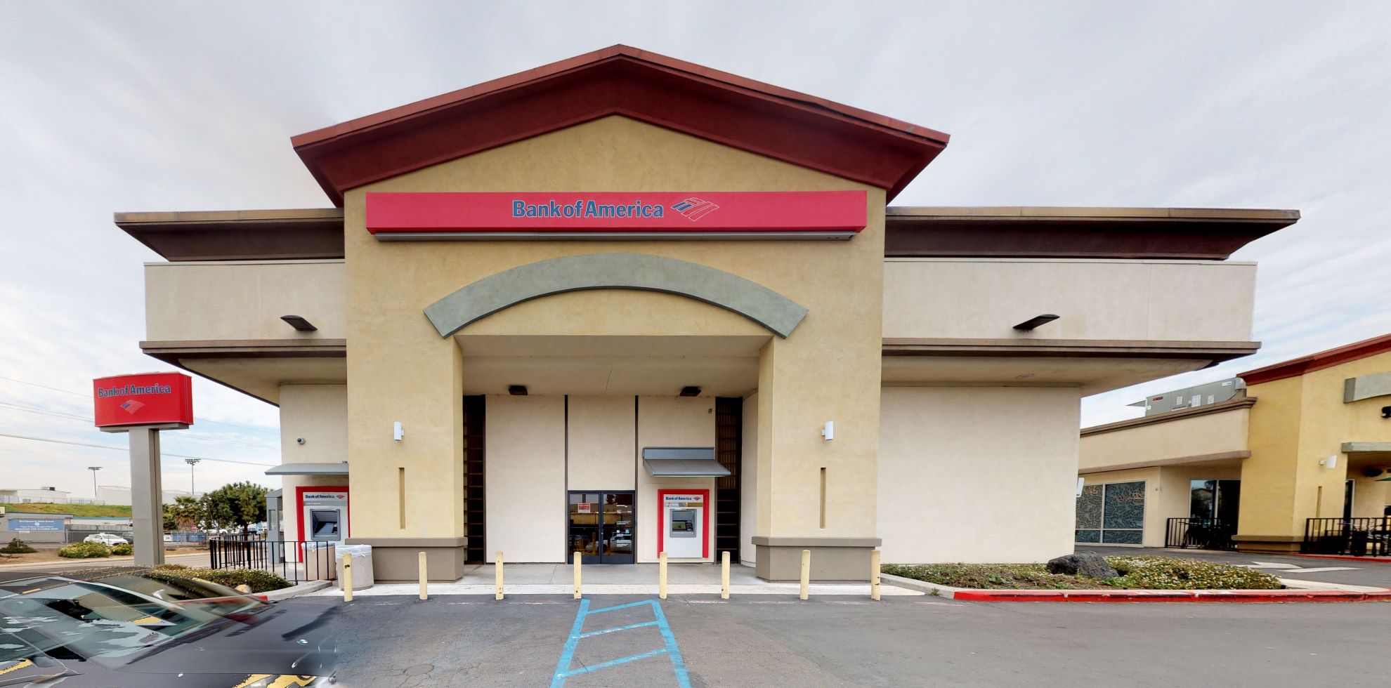 Bank of America in San Diego with WalkUp ATM  Palm Plaza