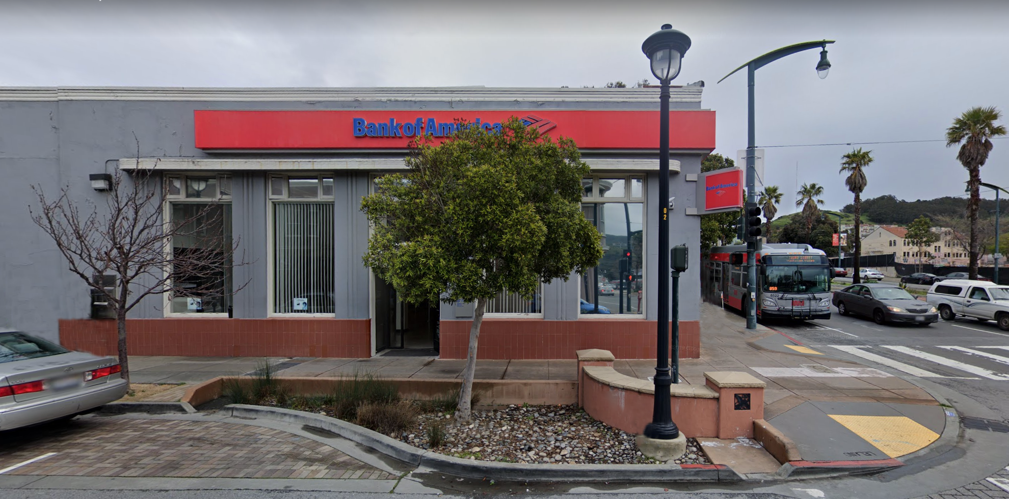 Bank of America financial center with walk-up ATM | 6 Leland Ave, San Francisco, CA 94134