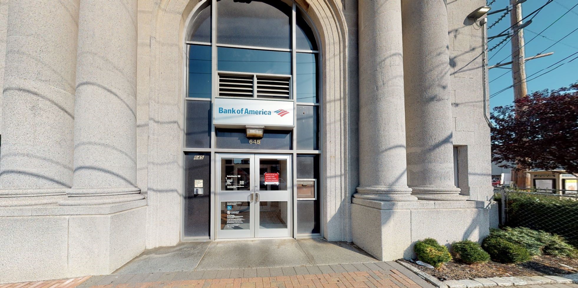 Bank of America financial center with drive-thru ATM | 645 Jericho Tpke, New Hyde Park, NY 11040