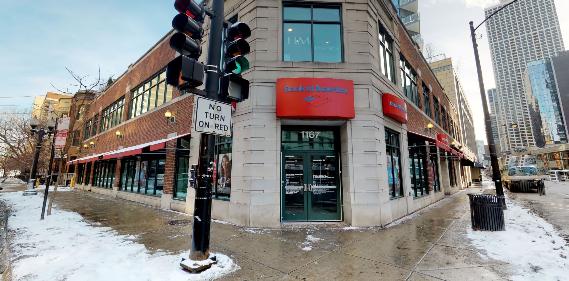 Bank of America financial center with walk-up ATM | 1167 N State St, Chicago, IL 60610