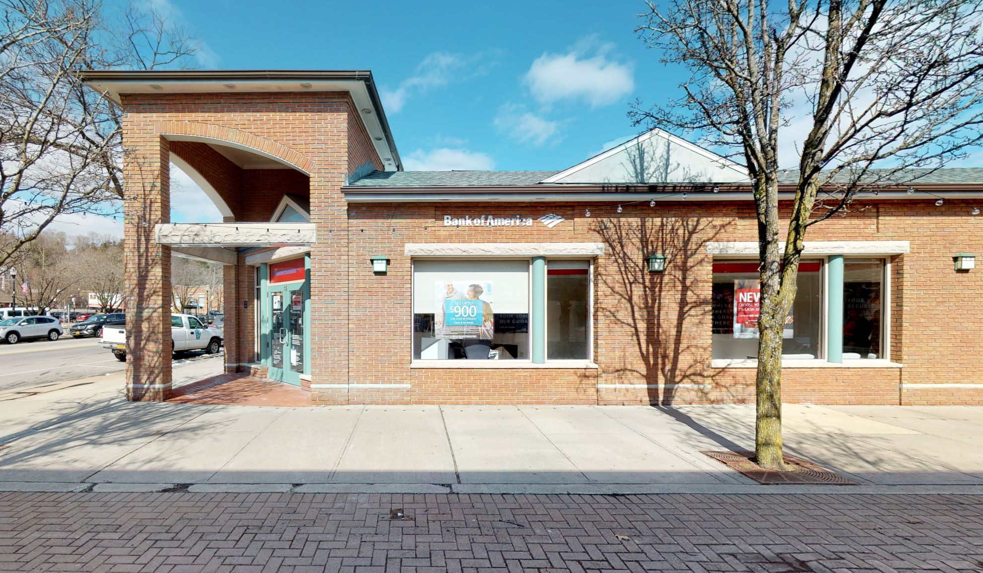 Bank of America financial center with walk-up ATM | 35 S Moger Ave, Mount Kisco, NY 10549