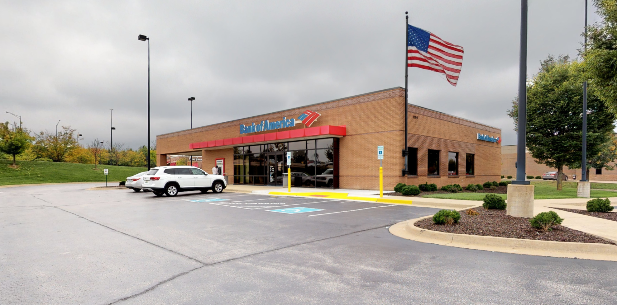 Bank of America financial center with drive-thru ATM | 1200 W Pearce Blvd, Wentzville, MO 63385
