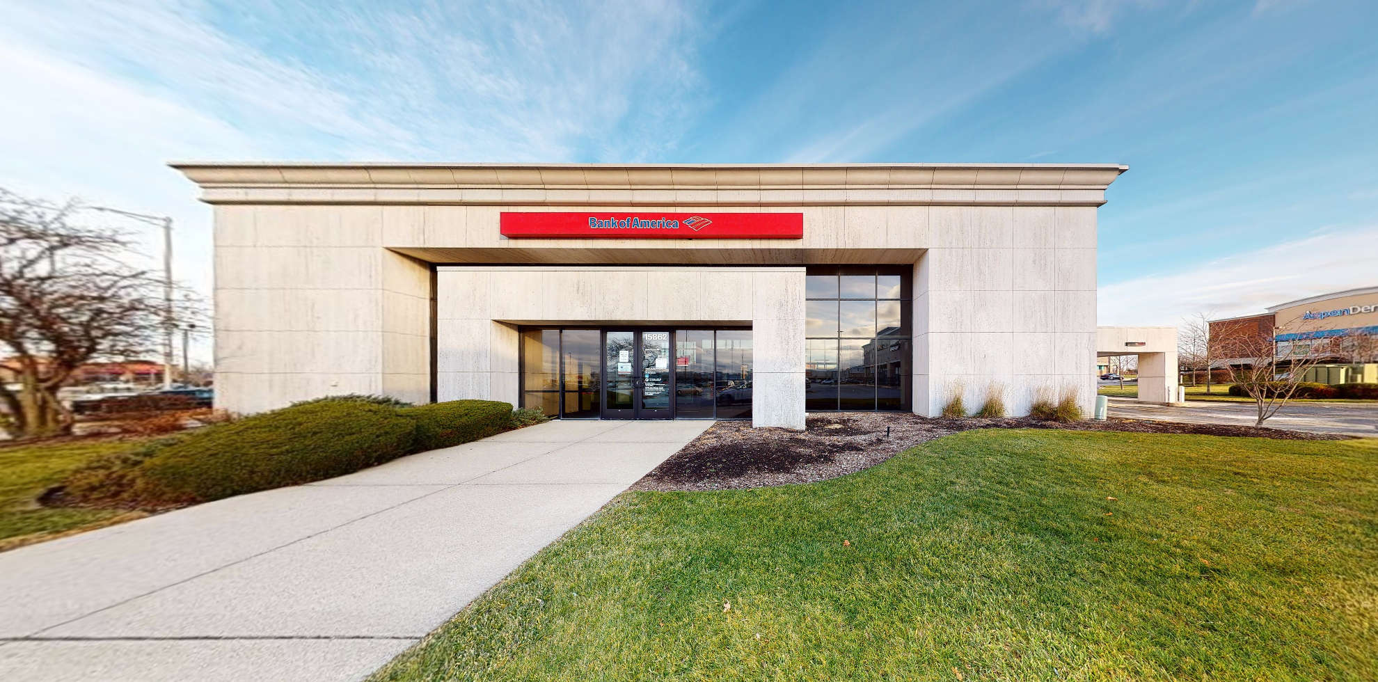Bank of America financial center with drive-thru ATM | 15862 S La Grange Rd, Orland Park, IL 60462