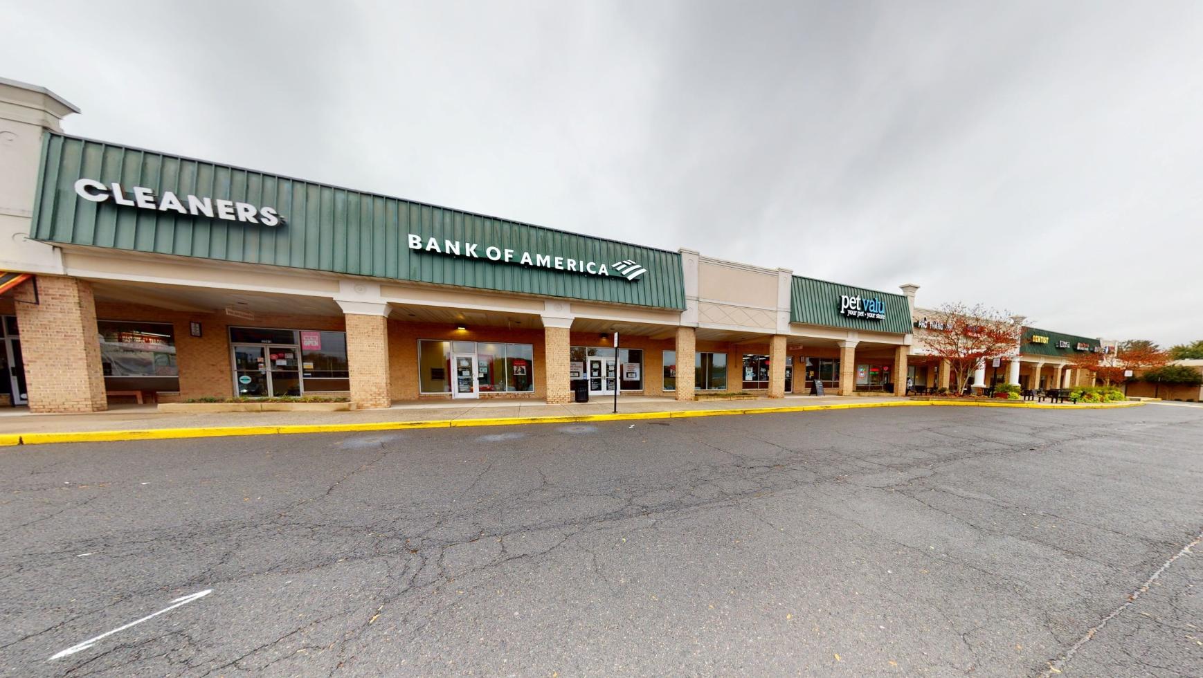 Bank of America in Fairfax with WalkUp ATM Merrifield