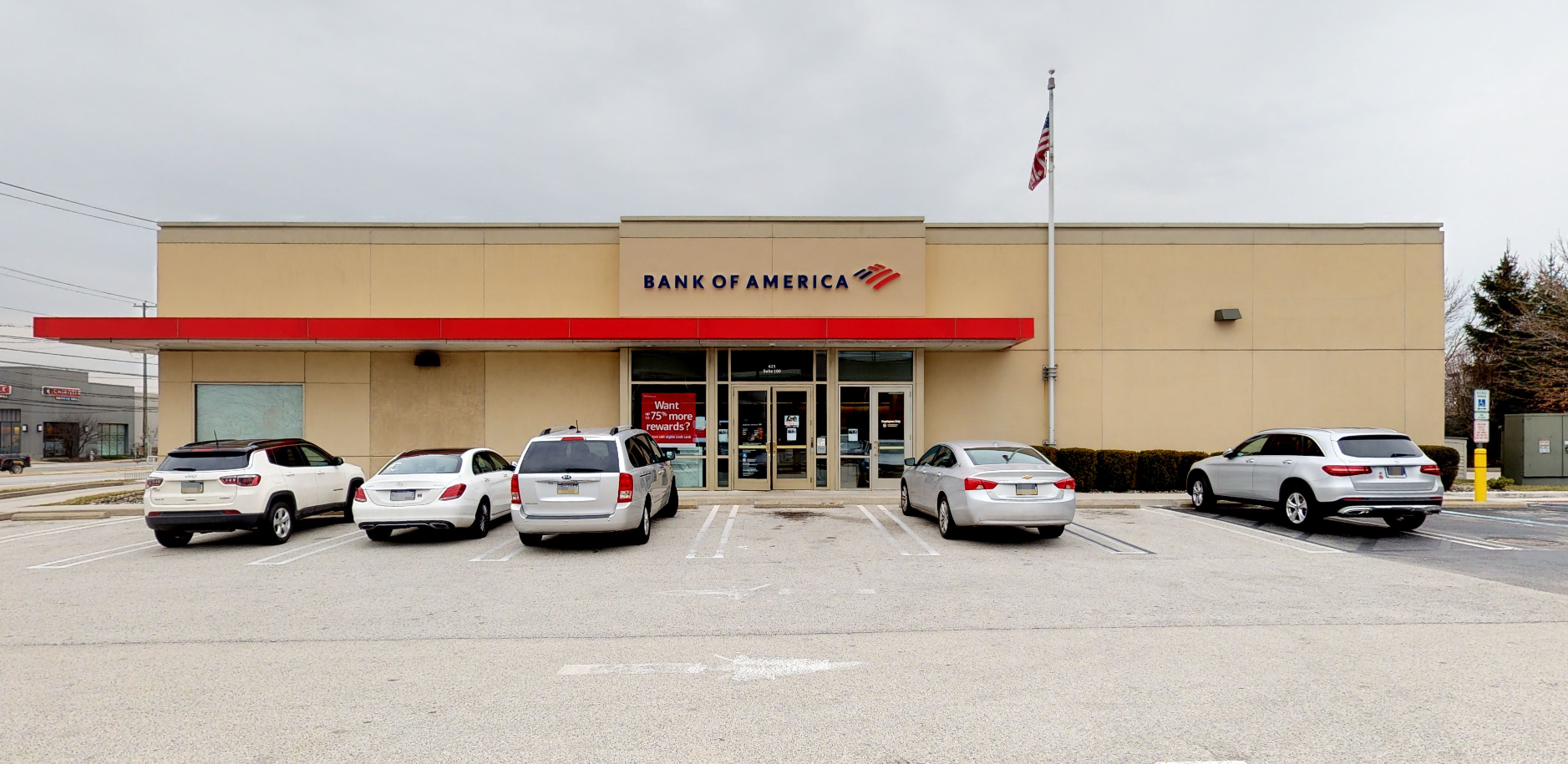 Bank of America financial center with drive-thru ATM | 625 W Dekalb Pike STE 100, King Of Prussia, PA 19406