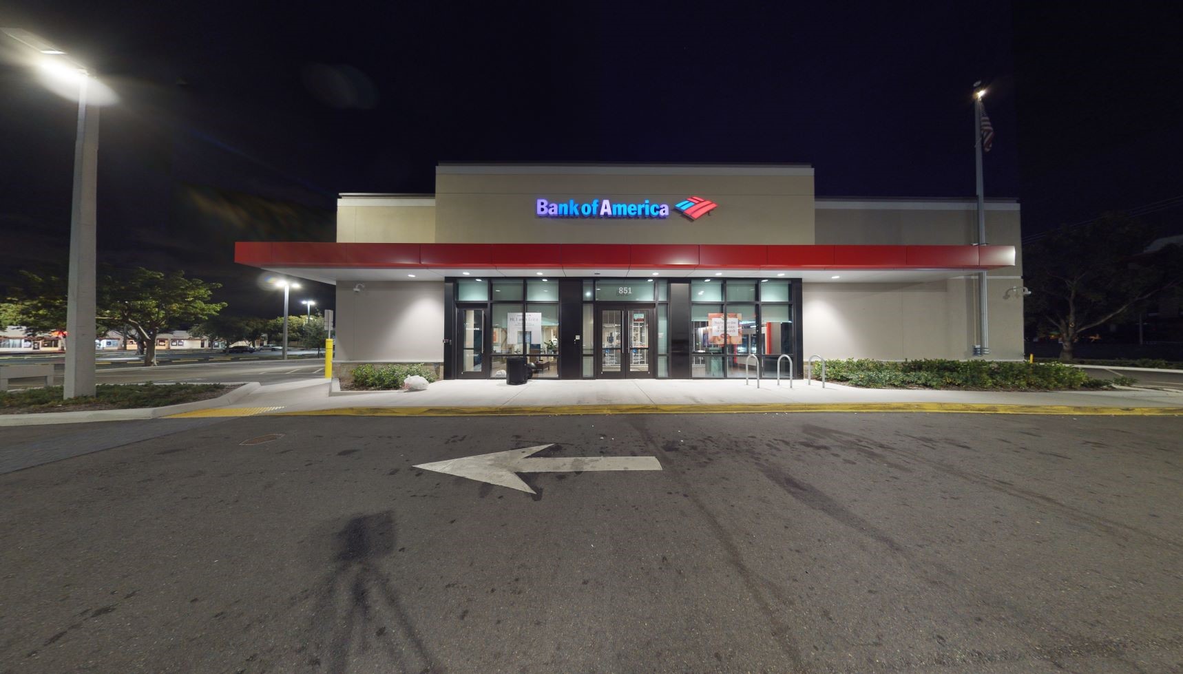Bank of America financial center with drive-thru ATM | 851 S State Road 7, Hollywood, FL 33023