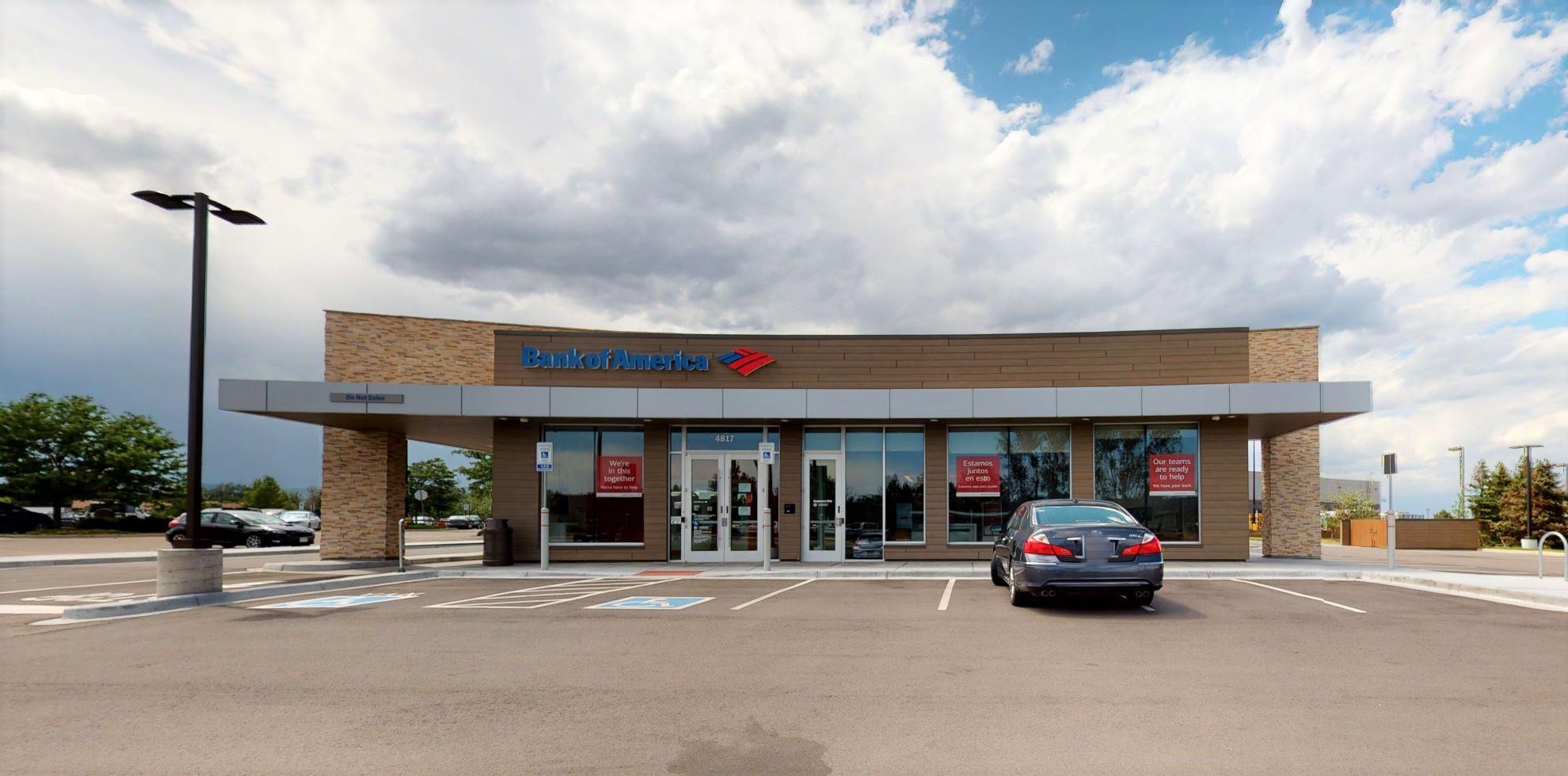 Bank of America financial center with drive-thru ATM | 4817 S Wadsworth Blvd, Denver, CO 80123