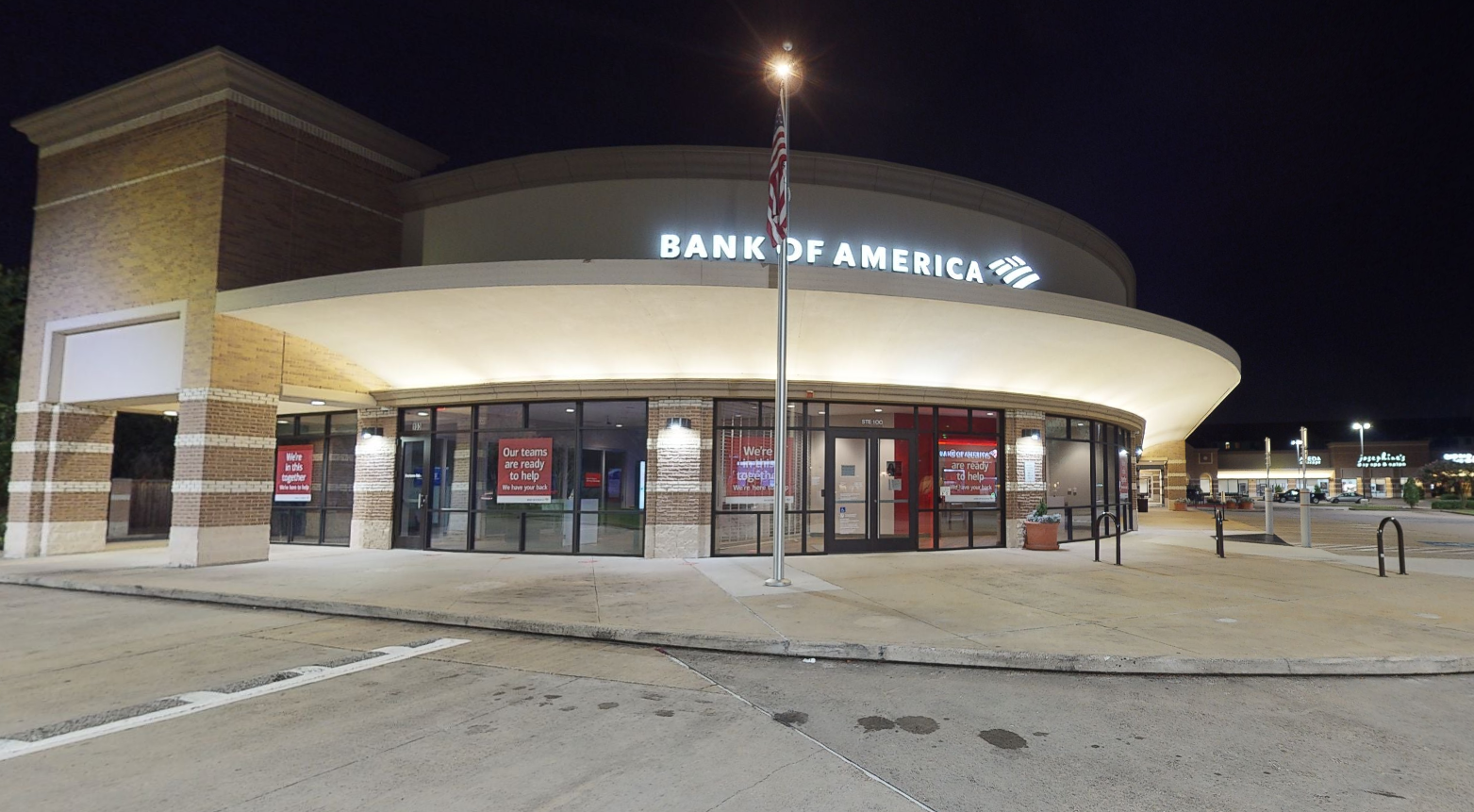 Bank of America financial center with drive-thru ATM | 1111 Eldridge Pkwy STE 100, Houston, TX 77077