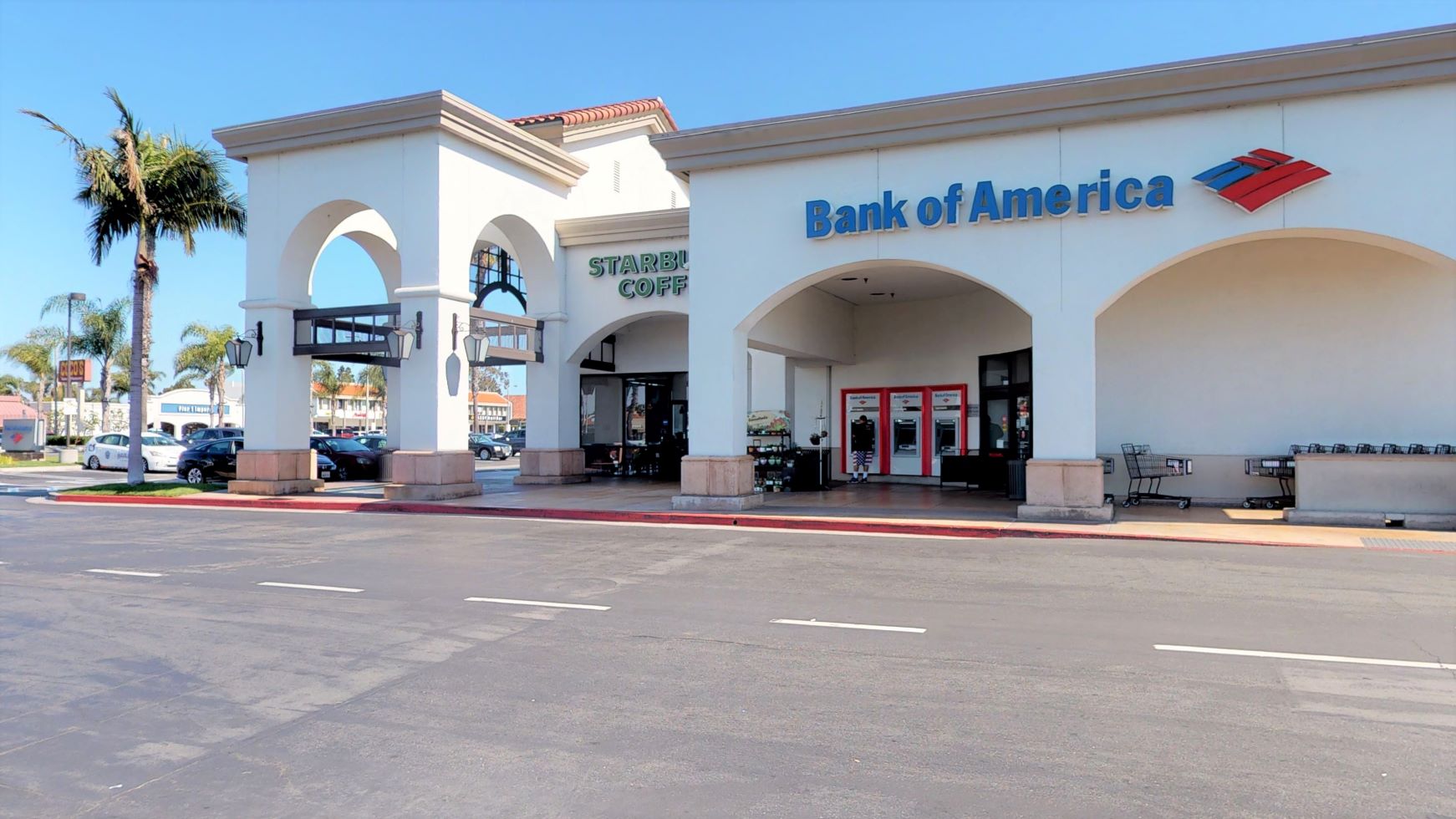 Bank of America in Costa Mesa with WalkUp ATM  HarborAdams